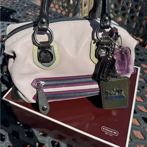 Coach Multicolor Leather Handbag - Picture 1 of 9